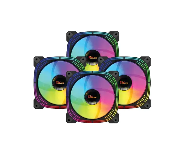 PC POWER IRISH SPECTRUM BK 4 IN 1 ARGB FAN F20