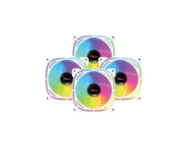 PC POWER IRISH SPECTRUM WH 4 IN 1 ARGB FAN F20