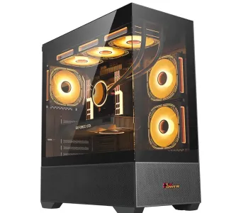 PC Power ICE TOWER BK Desktop Case