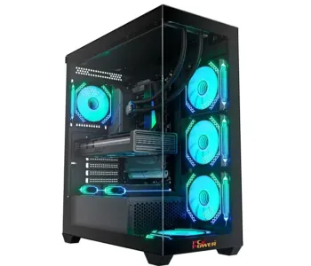 PC Power ICE TOWER ELITE BK Desktop Case