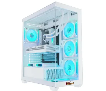 PC Power ICE TOWER ELITE WH Desktop Case