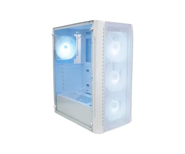 Pc Power PG-200 SNOW WHITE ATX Gaming Desktop Casing
