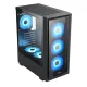 PC Power Crystal Glass V3 BK ATX Desktop Gaming Casing