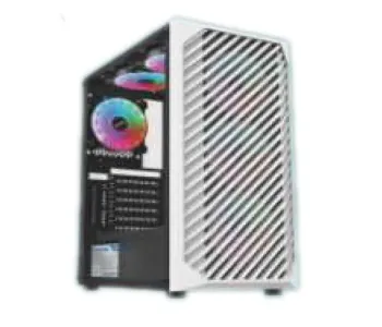 PC Power PP-GS2409 WH Z777 Mesh White ATX Desktop Gaming Casing