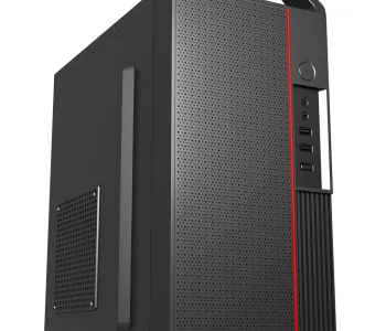 PC Power Pro Case V2 BK Desktop Casing with Power Supply