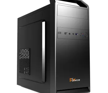PC Power Pro Case V4 BK Desktop Casing with Power Supply
