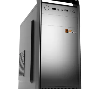 PC Power Pro Case V5 BK Desktop Casing with Power Supply