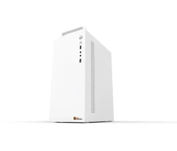 PC Power Pro Case V6 WH Desktop Casing with Power Supply