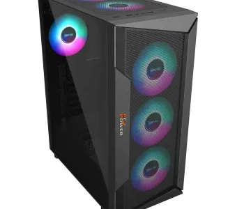 Pc Power VOX MESH Black ATX Gaming Casing