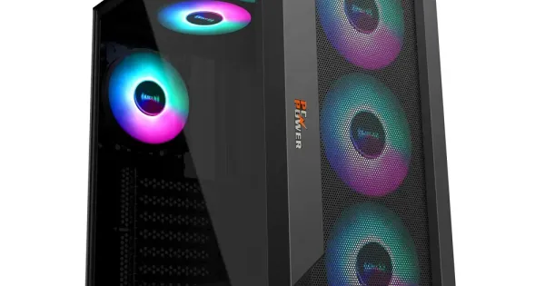 Vox Computer Pc Power VOX MESH Black ATX Gaming Casing