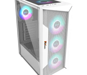 Pc Power VOX MESH White ATX Gaming Casing