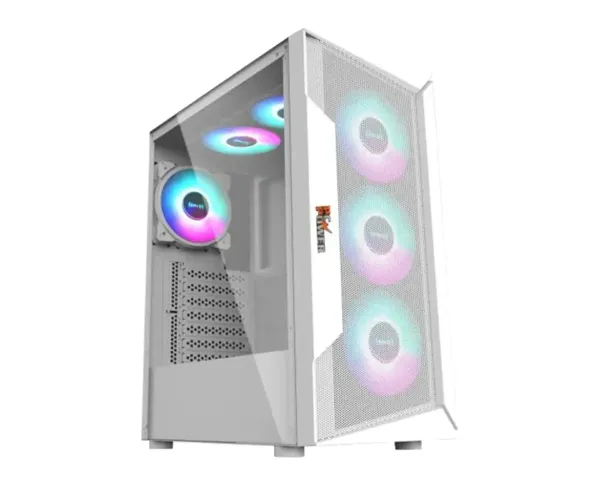 Pc Power VOX MESH White ATX Gaming Casing