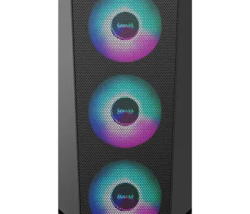 PC POWER PANZER Mesh Black ATX Gaming Casing With 4 X ARGB Fan 