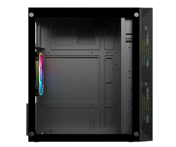 PC Power Spider Web Crystal Mini BK With 230W PSU & 3 FANS Gaming Case