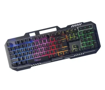 PC Power L803B RGB Rainbow Glow Keyboard Black