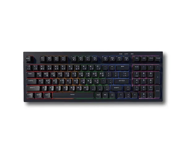 PC Power Silent-98 Black Knight Gaming Wired Keyboard