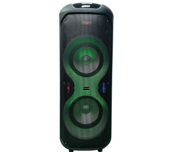 PC POWER TTD-1002 PORTABLE SPEAKER (40W, USB/SD, BT, 2 WIRELESS MIC, REMOTE, FM, RGB LIGHT)