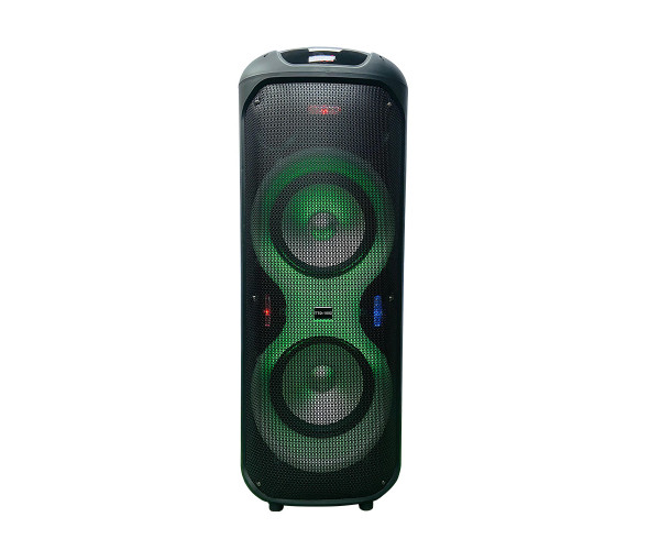 PC POWER TTD-1002 PORTABLE SPEAKER (40W, USB/SD, BT, 2 WIRELESS MIC, REMOTE, FM, RGB LIGHT)