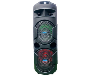 PC POWER TTD-1202 PORTABLE SPEAKER (USB/SD, BT, WIRELESS MIC, REMOTE, FM, RGB LIGHT)