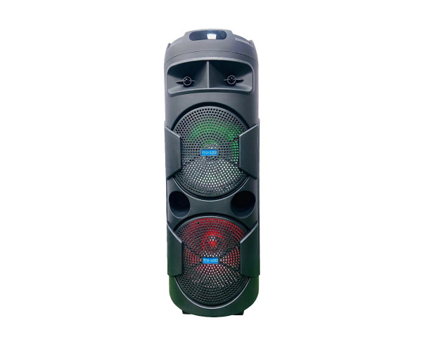 PC POWER TTD-1202 PORTABLE SPEAKER (USB/SD, BT, WIRELESS MIC, REMOTE, FM, RGB LIGHT)