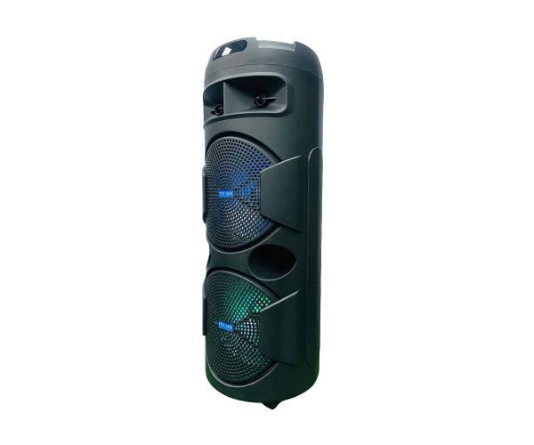 PC POWER TTD-1202 PORTABLE SPEAKER (USB/SD, BT, WIRELESS MIC, REMOTE, FM, RGB LIGHT)