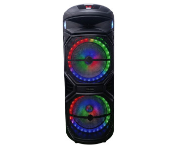PC POWER TTD-1515 PORTABLE SPEAKER (50W, USB/SD, BT, 2 WIRELESS MIC, REMOTE, FM, RGB LIGHT)