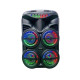 PC POWER TTD-8804 PORTABLE TROLLY SPEAKER (USB/SD, BT, 2 WIRELESS MIC, REMOTE, FM, RGB LIGHT)