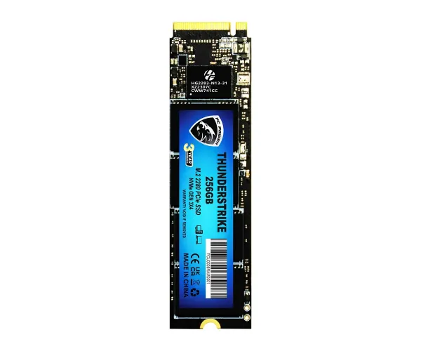 PC Power Thunderstrike 256GB NVMe M.2 2280 PCIe Gen3x4 SSD