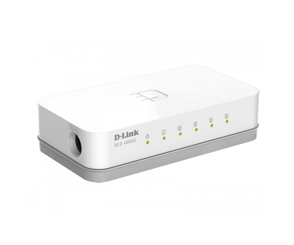 D-Link DES-1005C 5 Port 10/100M Unmanaged Desktop Switch