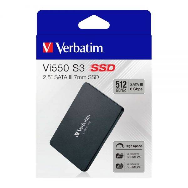 VERBATIM 49352 Vi550 S3 SSD 512GB 49352 packaging flat min