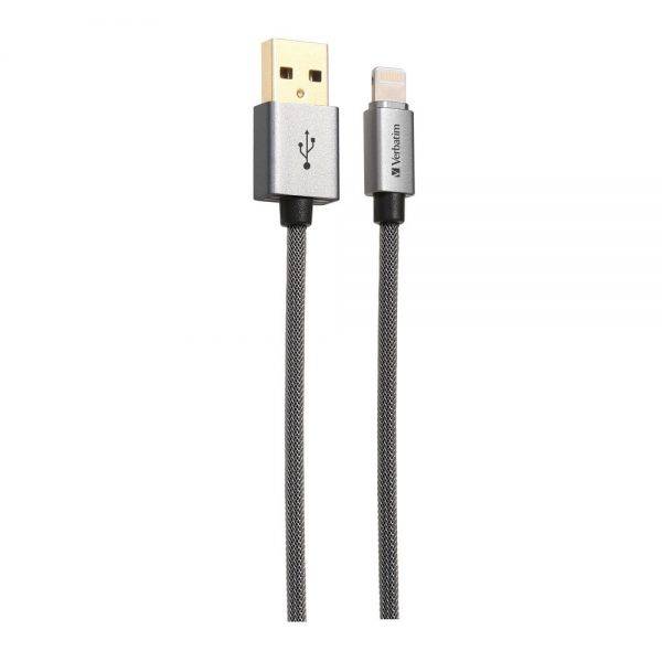 Verbatim 64988 120cm Sync & Charge Step-up Lightning Cable Grey 64988 2 1 min