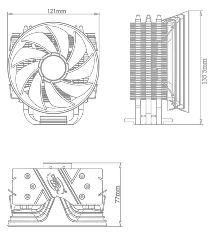 Deepcool Gammaxx 300 R CPU Air Cooler