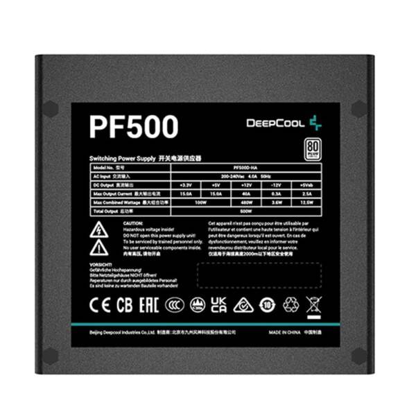 DeepCool PF Series Power Supply Unit Deepcool PF500 04