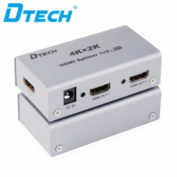 Dtech DT-7142 4K 1 to 2 HDMI Splitter Dtech DT 7142 4K 1 to 2 HDMI Splitter