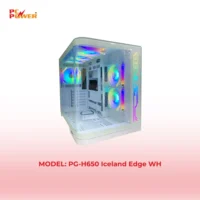 PC Power PG-H650 Iceland Edge WH Atx Gaming casing